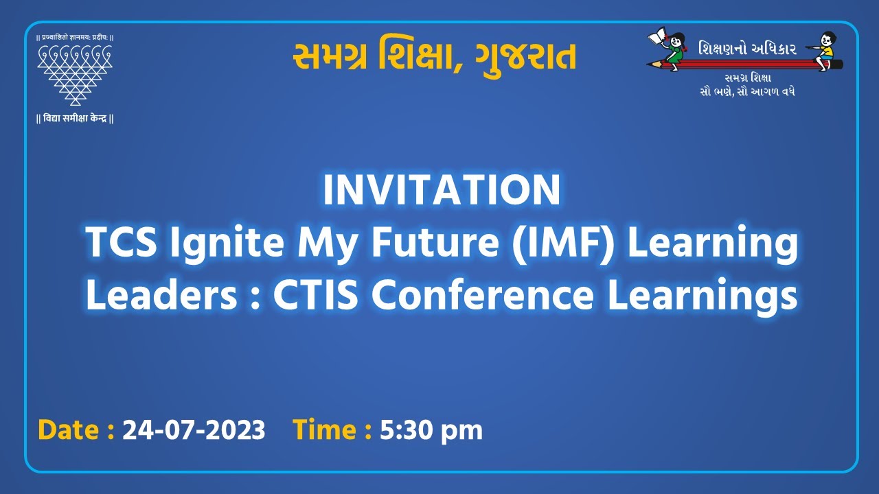 INVITATION TCS Ignite My Future (IMF) Learning Leaders CTIS