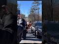 Walk for Peace Monks Protected by American Police Officers