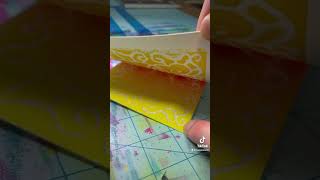 Testing foam printing blocks #printmaking #artclass #sunset #crafts #diy #review #artsupplies