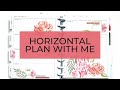 Horizontal Happy Planner Plan with Me! | September 11-17 2023