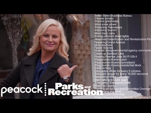 All the Things That Leslie Supports | Parks and Recreation