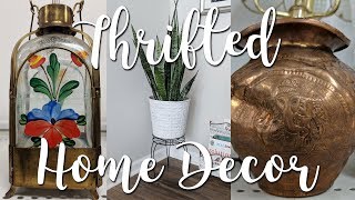 Goodwill Thrift with Me Home Decor and DIY Thrifted Before \& After
