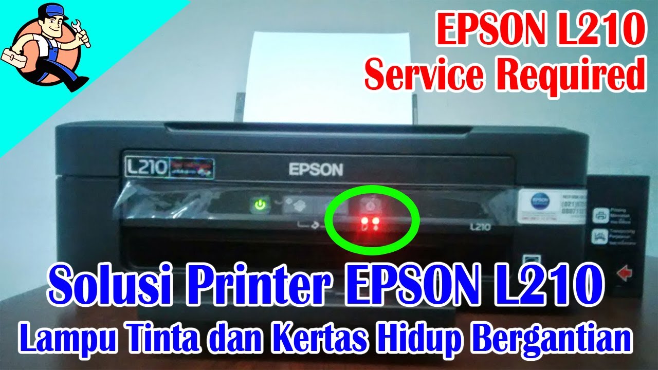 Mengatasi Error Lampu Tinta dan Kertas Berkedip pada Printer Epson L210: Solusi Mudah untuk Permasalahan Anda