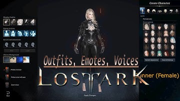 Class Outfits, Emotes, and Voices! Lost Ark Character Creation