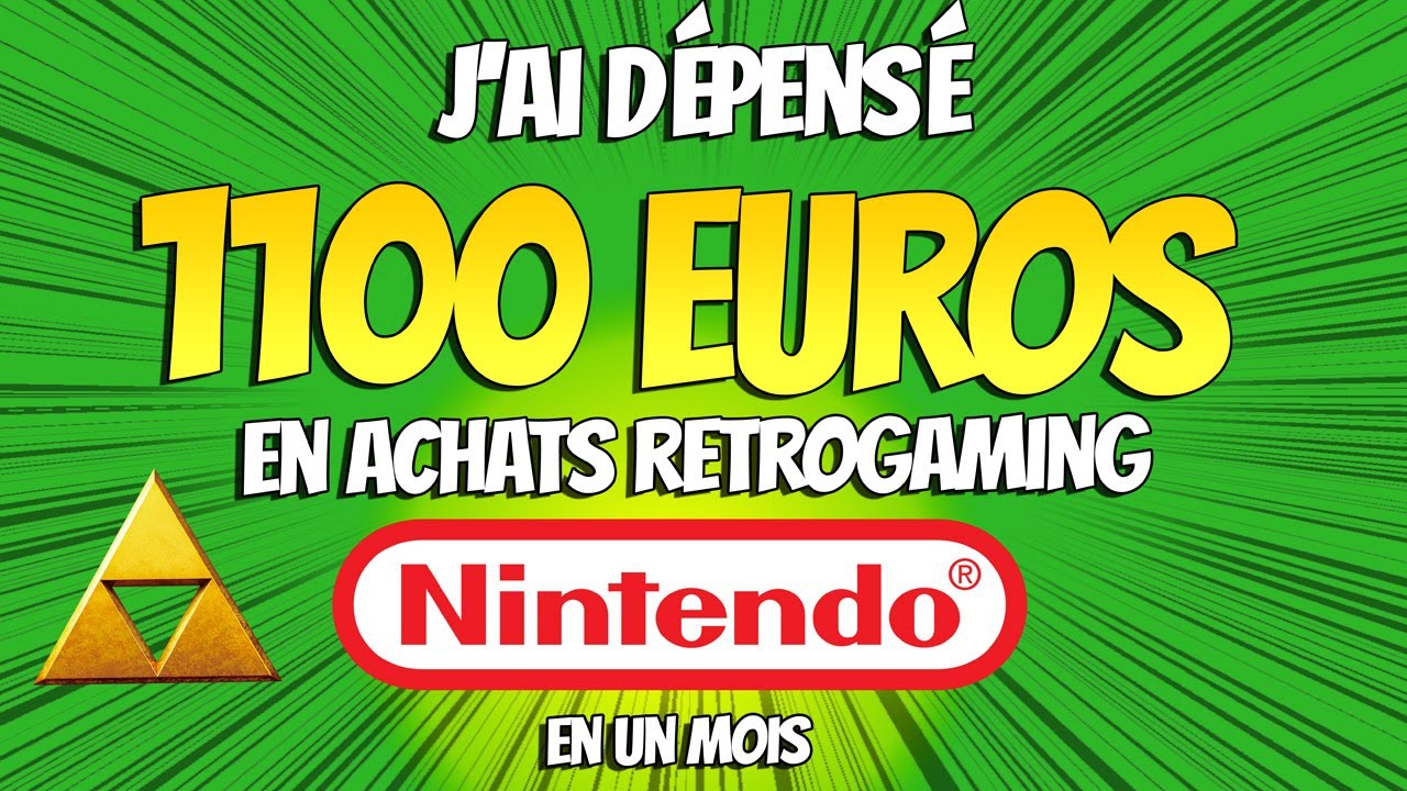 J'ai acheté pour 1100 euros de jeux et consoles retro gaming Nintendo en un mois !