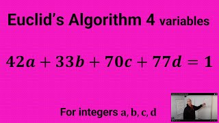 Euclids Algorithm for 4 variables