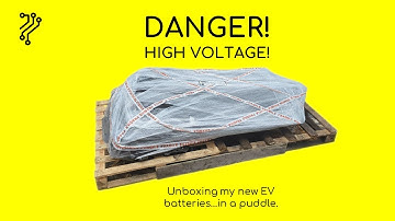 The battery pack for my EV conversion has arrived!