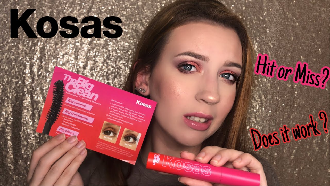 Kosas The Big Clean Mascara : First Impressions + Wear Test - YouTube