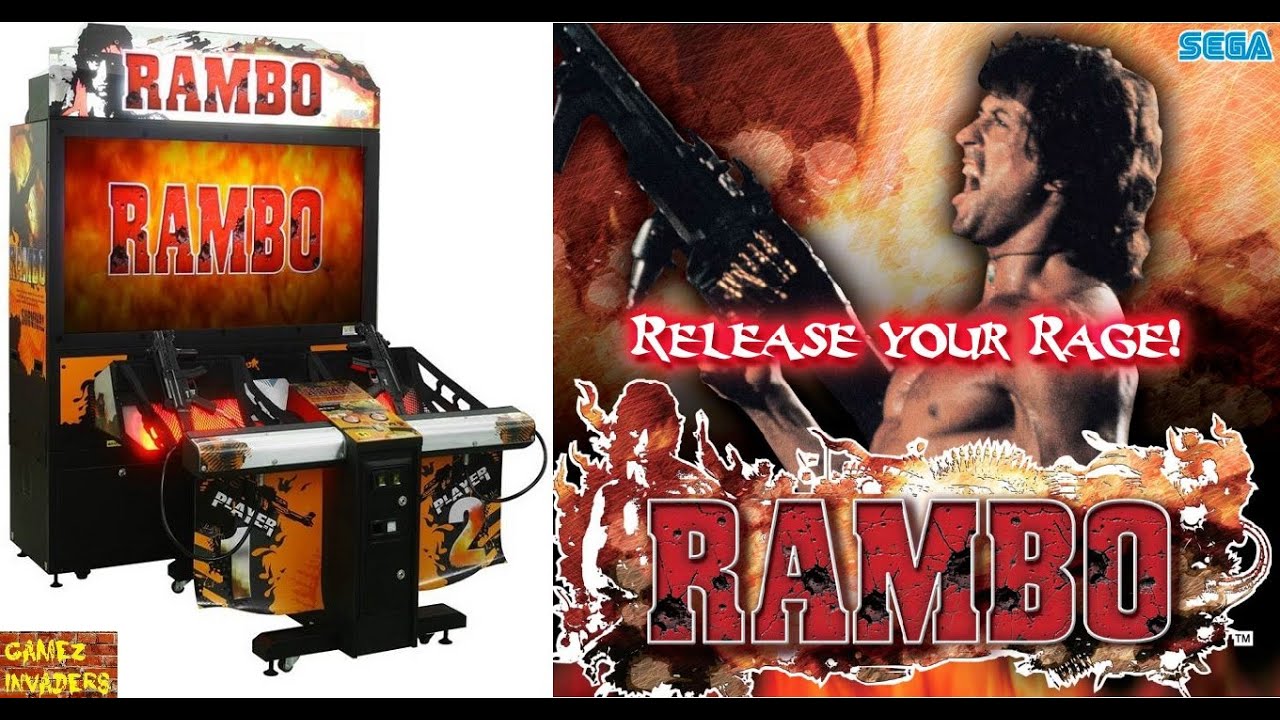 Segas RAMBO! Arcade Shooter Gameplay