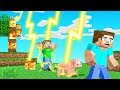 MINECRAFT But LIGHTNING Strikes EVERY 10 SECONDS! (help)