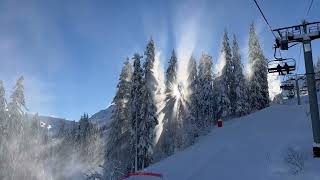 1st day Snow Skiing in Morzine Avoriaz Dec 15th 2023. Amazing Conditions!