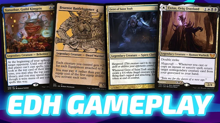 Xanathar vs Bruenor vs Geist of Saint Traft vs Extus  [Live EDH Commander VOD] 2021