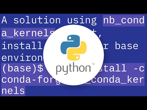 How to add conda environment to jupyter lab