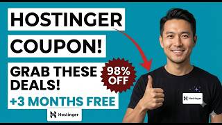 Hostinger Coupon Code - BEST Hostinger Deal Right Now | 98% Discount + Extra Months