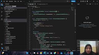 Tugas pertemuan 5 pemrograman mobile (tutorial penambahan button dan perubahan teks pada flutter)