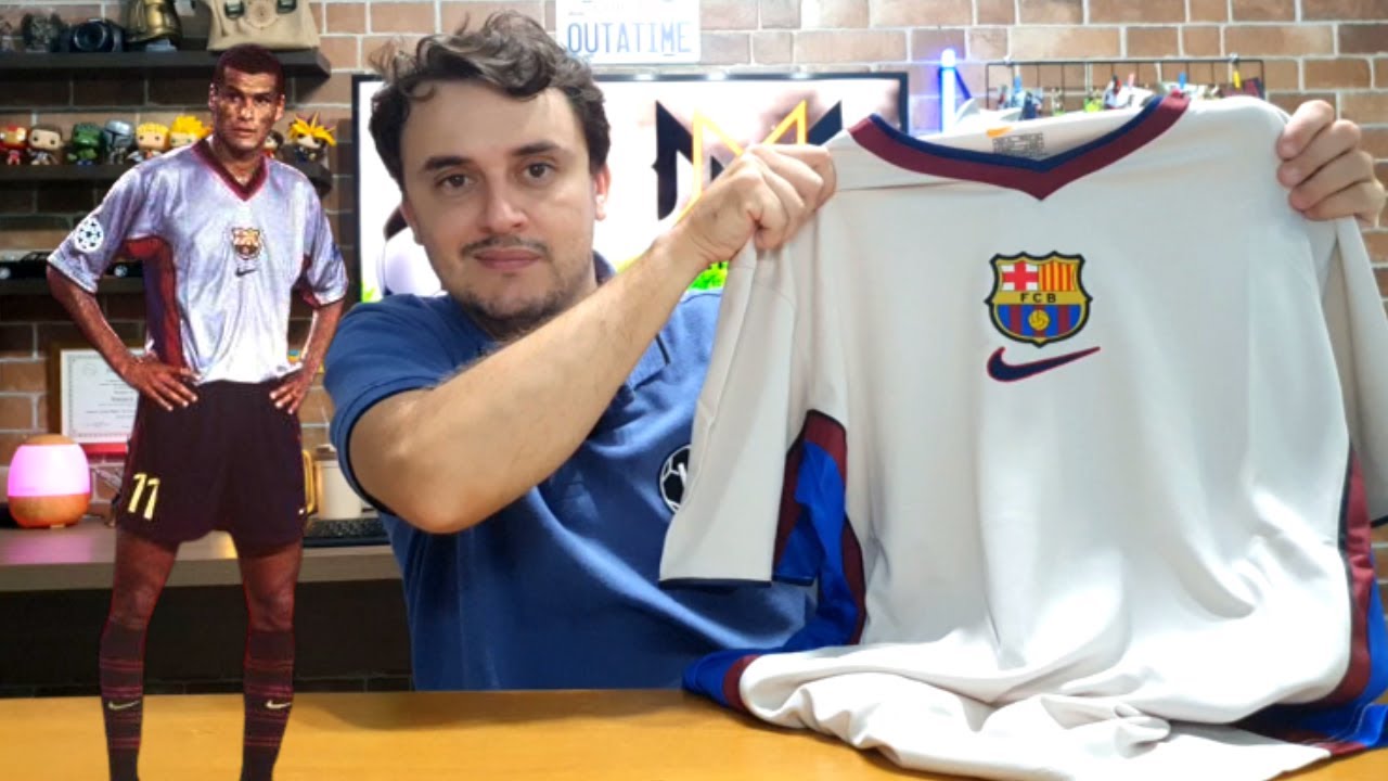 CAMISA RETRO BARCELONA 1998/1999 I UNBOXING E DETALHES - YouTube
