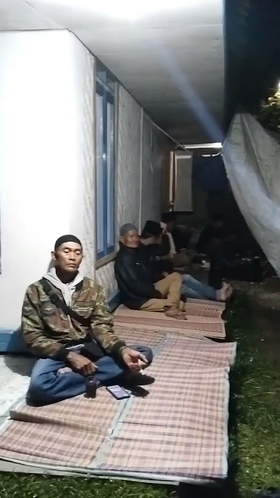 suasana sebelum subuh di desa