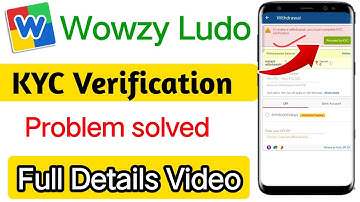 Wowzy Ludo Me KYC Change Kaise Kare || Wowzy Ludo Me Withdrawal KYC Change Kaise kare || Wowzy Ludo