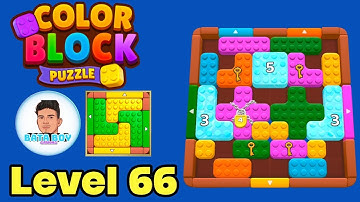 Color block puzzle 3d jam level 66 solution walkthrough 