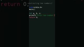 #2 c programming exercise 2||#coding #cprograming #shorts