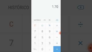 Como saber seu peso usando a calculadora do seu celular veja o vídeo screenshot 3