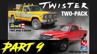 Building the 1/25 Scale Twister Trucks Part 9: Ram on Hold, Jeep Lit Up!