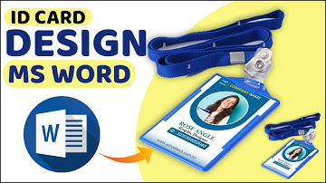 Ms Word ID Card Design 2022 || Printable id card design in Microsoft Word