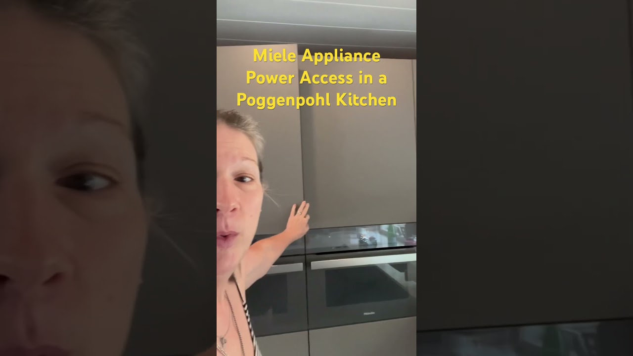 Smart and Easy power access for Miele Appliances in a Poggenpohl Kitchen 
