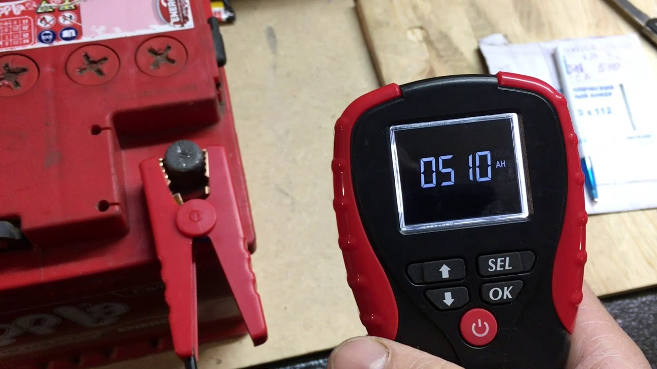 Тестер АКБ из китая - YouTube