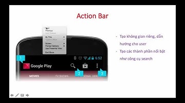 Thực hành android: Thêm ActionBar