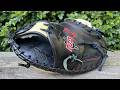 Ildefonso (Poncho) Ruiz San Diego State (SDSU) college issue Rawlings PROSYM4-23 Catchers Mitt