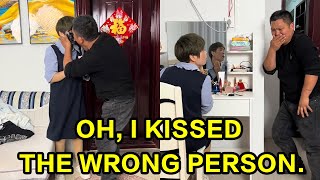 Run! Her twin brother in law is coming!#funny #tiktokeffects #comedy #family