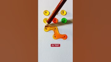 Vẽ trò chơi đếm số trong giọt nước #shorts #drawing #iqtest #quiz #solution #game #line #colors