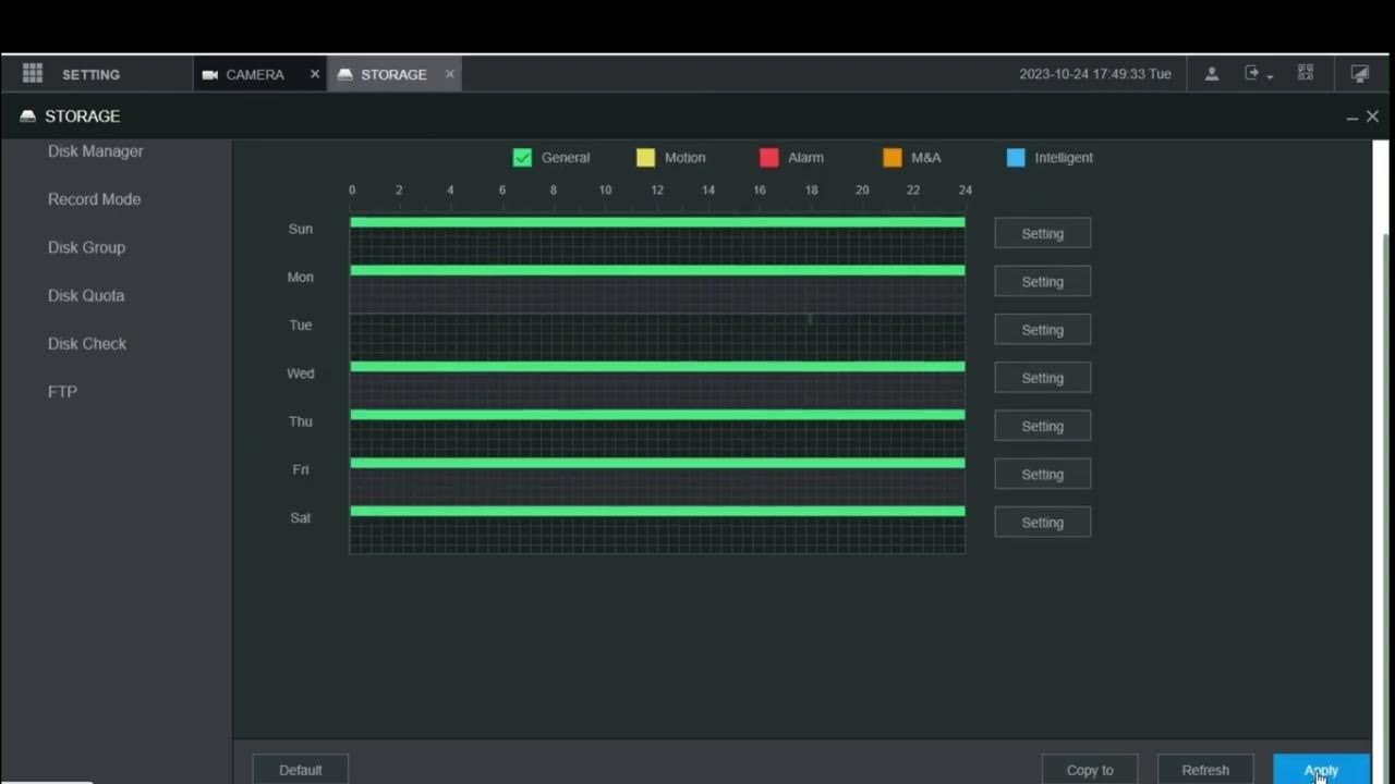 Dahua NVR SnapShot Setup Upload to FTP Server YouTube