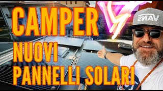 CAMPER  NUOVI PANNELLI SOLARI 4 X 100W ☀