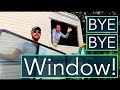 RV Water Damage Repair + Window Removal/Wall Paneling