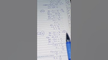 NCERT Class -10th Exercise -3.3 Question -1(3) #math #mathematics #mathexpert #mathtips #shorts