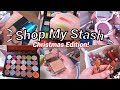SHOP MY STASH 2022// Christmas Edition//Bi- Monthly Makeup Basket //Shopping My Makeup Collection