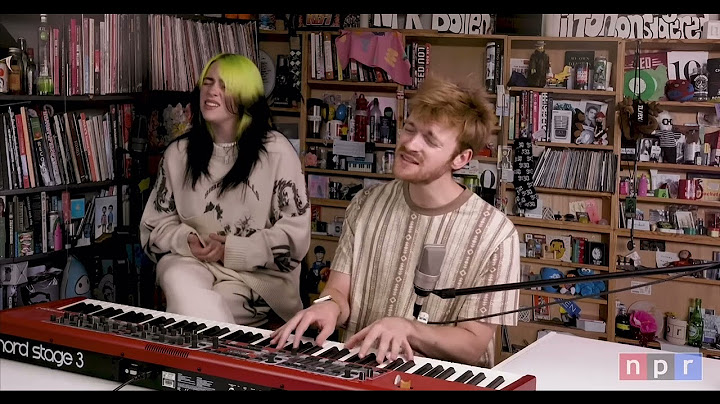 Everything I Wanted - Billie Eilish (Tiny Desk Home Concert)