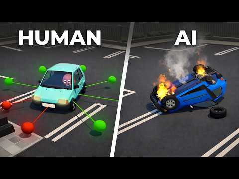 Thumbnail for AI Learns To Park Vs 2 Humans