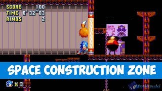 Space Construction Zone | Sonic Mania Mods ⮚ Walkthrough