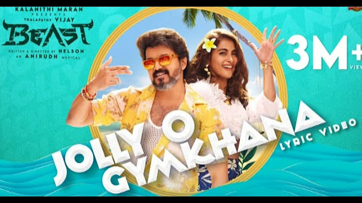 jolly o Gymkhana - official lyric video (from "beast")