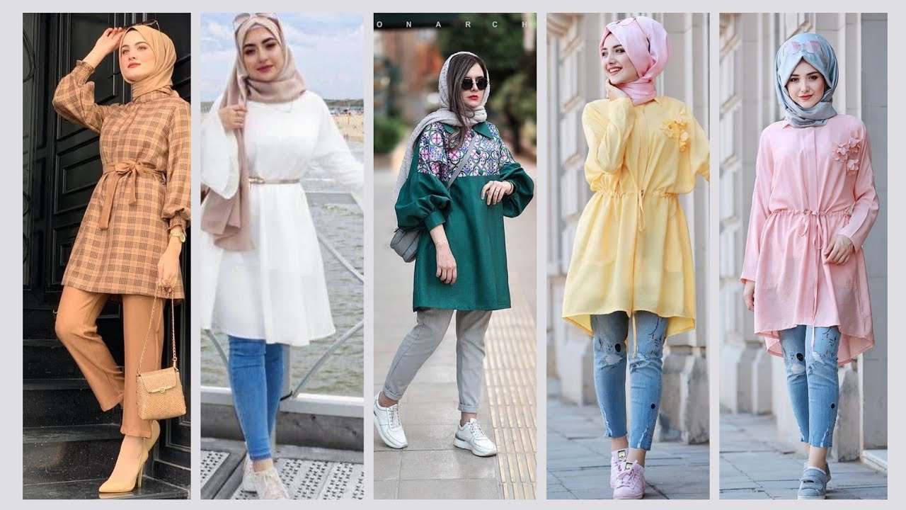 Modern girl hijab style, beautiful fashion hijab style for girls ...