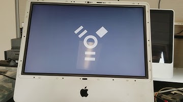 Diagnostic boot of one iMac into another using target disk mode.