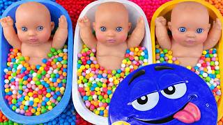Sorting Colorful Candy with Baby Dolls — Satisfying Color Play screenshot 4