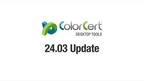 ColorCert 24.03 Update
