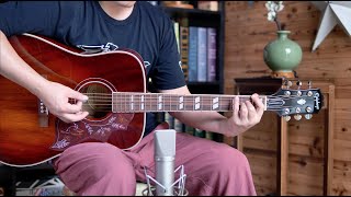 Epiphone hummingbird pro Koa guitars review 相思木蜂鸟吉他评测