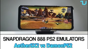 AetherSX2 vs DamonPS2 Pro Ratchet and Clank PS2 Gameplay/Snapdragon 888 Settings 60FPS Full Speed