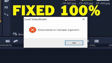 Encountered an Improper Argument | How to fix this Error in Video Editing Apps