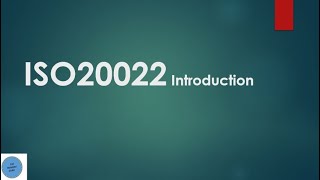 ISO 20022 Introduction